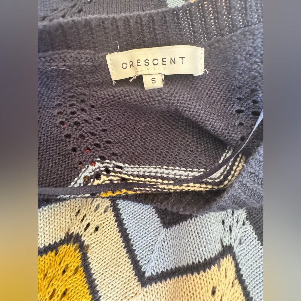 Midnight Ziggy Short Sleeve Sweater Size Small - NWOT - Picture 4 of 6